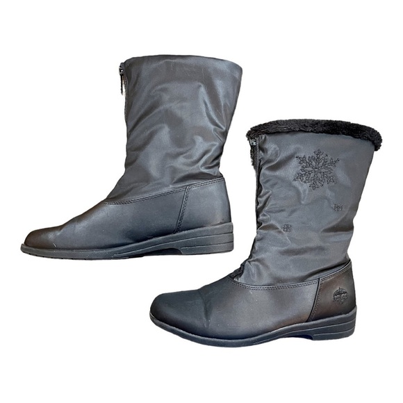 TOTES STARIDE 2, WOMENS BLACK, COLD WEATHER & WATERPROOF BOOTS. SIZE 8M - Picture 1 of 10